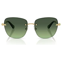 Sunglasses, Square shape, SK7043, Green by SWAROVSKI
