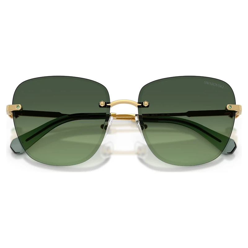 Sunglasses, Square shape, SK7043, Green by SWAROVSKI