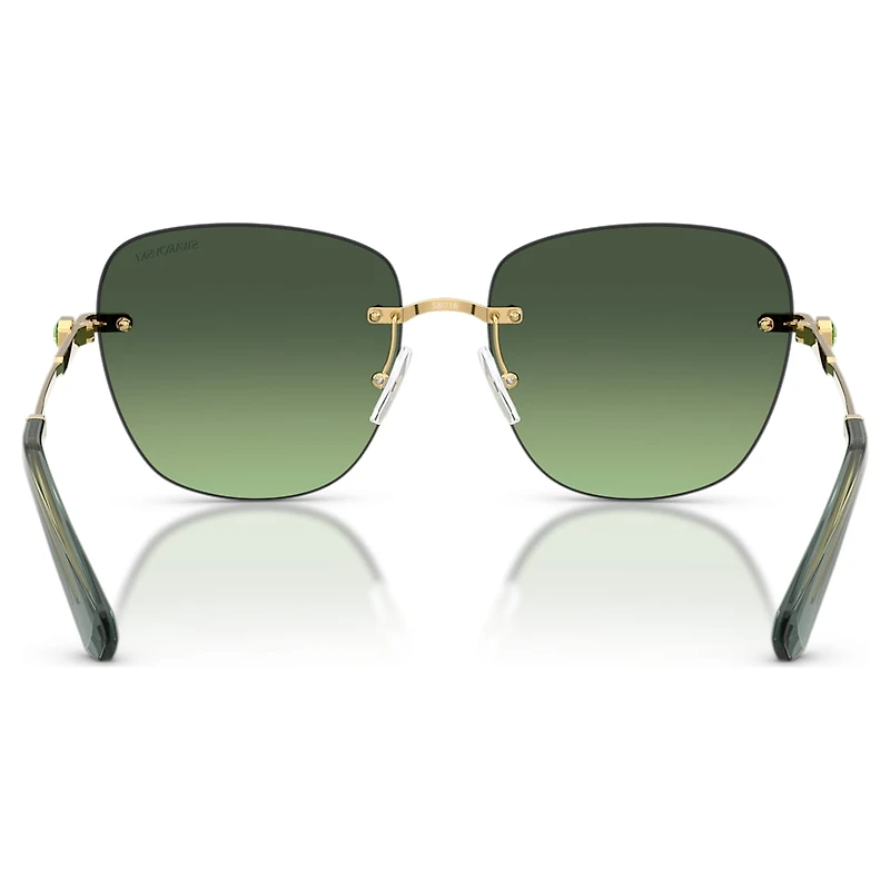 Sunglasses, Square shape, SK7043, Green by SWAROVSKI