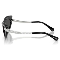Sunglasses, Cat-Eye shape, SK6038, Black by SWAROVSKI