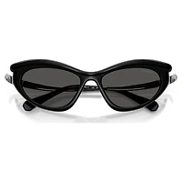 Sunglasses, Cat-Eye shape, SK6038, Black by SWAROVSKI