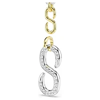 Dextera waist belt, White, Mixed metal finish by SWAROVSKI