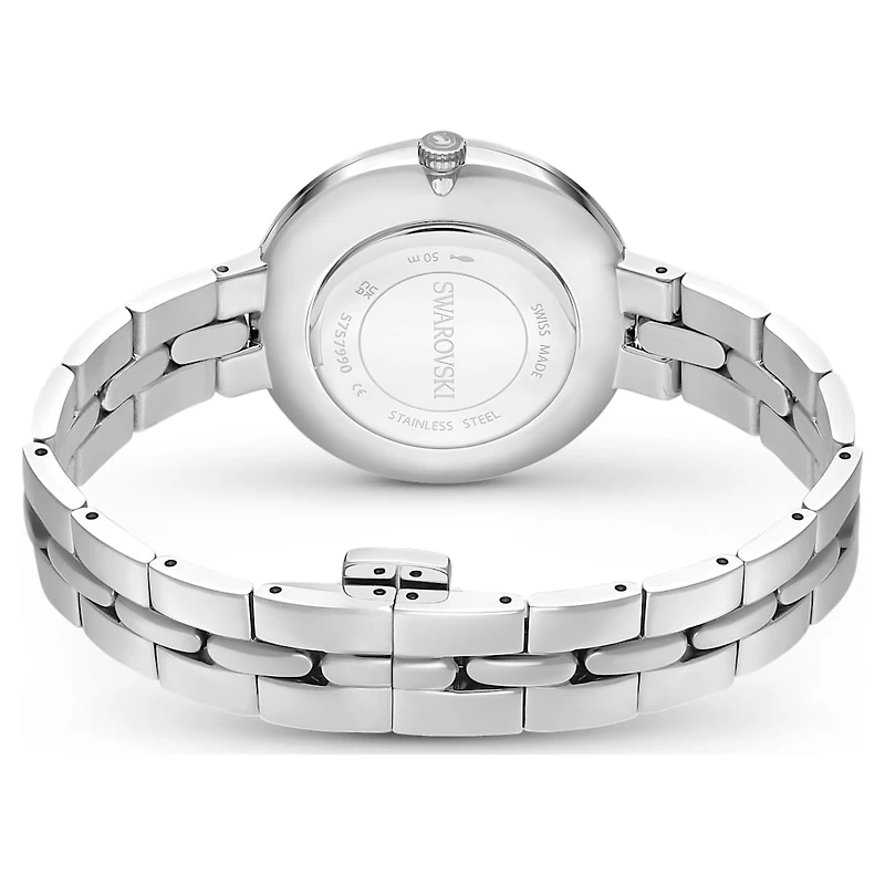 Cosmopolitan watch, Swiss Made, Metal bracelet, Silver tone