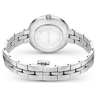 Cosmopolitan watch, Swiss Made, Metal bracelet, Silver tone