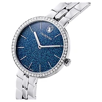 Cosmopolitan watch, Swiss Made, Metal bracelet, Silver tone