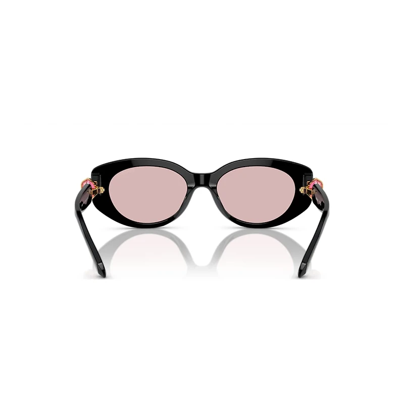 Sunglasses, Oval shape, SK6002, Black by SWAROVSKI