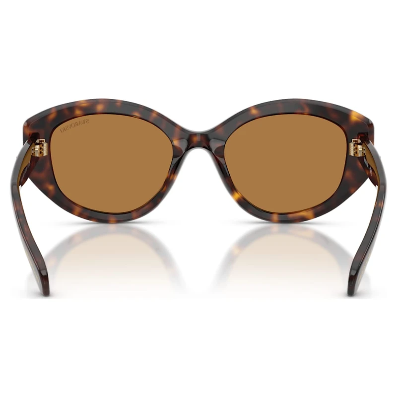 Sunglasses, Cat-eye shape, SK6005, Brown by SWAROVSKI