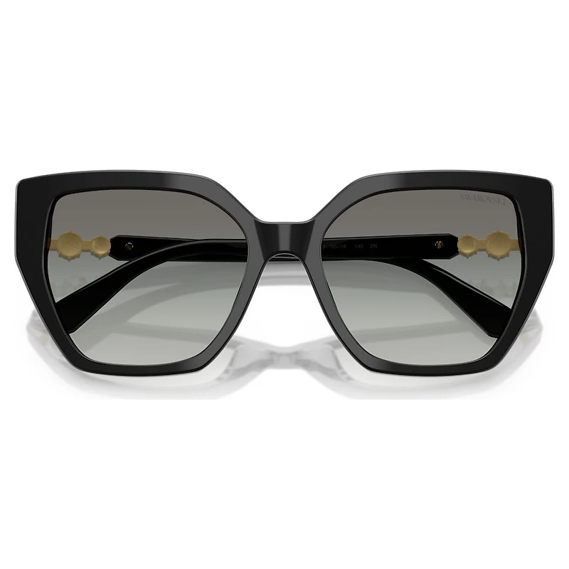 Sunglasses, Square shape, SK6016, Black by SWAROVSKI