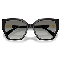 Sunglasses, Square shape, SK6016, Black by SWAROVSKI