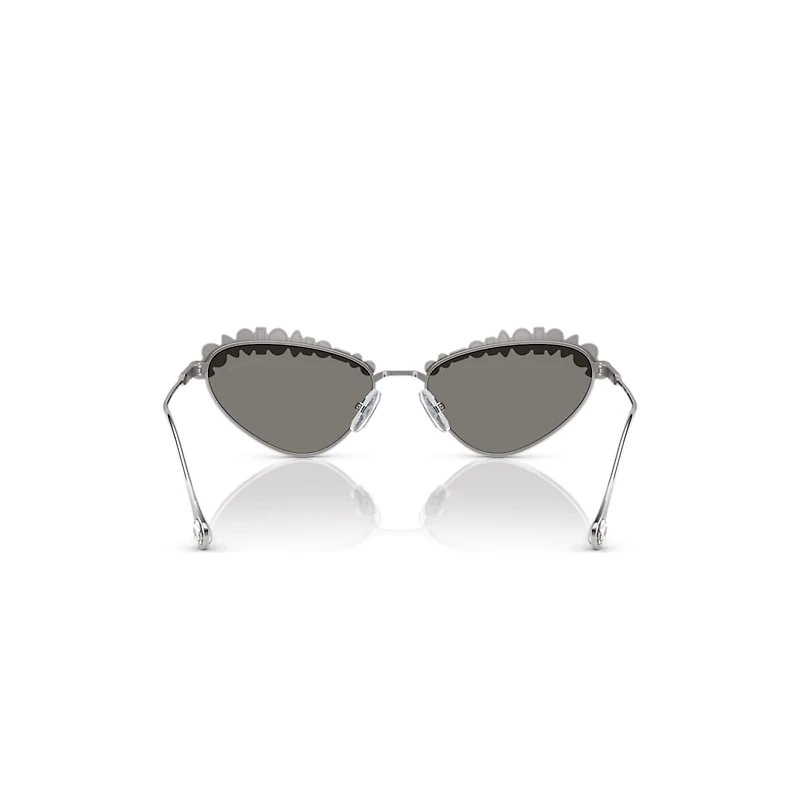 Sunglasses, Cat-eye shape, SK7009, Silver tone by SWAROVSKI