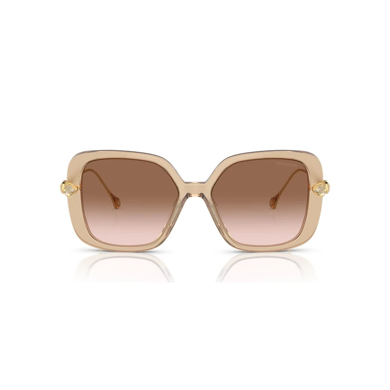 Sunglasses, Pillow shape, SK6011, Brown by SWAROVSKI