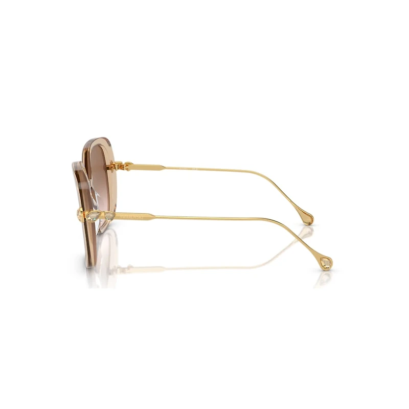 Sunglasses, Pillow shape, SK6011, Brown by SWAROVSKI