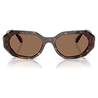 Sunglasses, Octagon shape, SK6028, Brown by SWAROVSKI