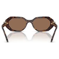 Sunglasses, Octagon shape, SK6028, Brown by SWAROVSKI
