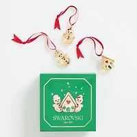 Holiday Cheers Gingerbread Ornament Set by SWAROVSKI