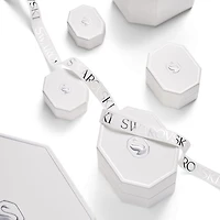 Galaxy Tennis bracelet, Lab-grown diamonds 5 ct tw, Mixed shapes, 14K white gold by SWAROVSKI