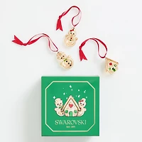 Holiday Cheers Gingerbread Ornament Set by SWAROVSKI