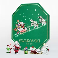 Holiday Cheers Santa Story Set by SWAROVSKI