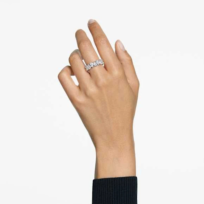 Matrix Vittore ring, Drop cut, White