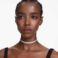 Matrix Tennis choker, Round cut, White