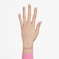 Constella bracelet, Mixed cuts, Multicoloured, Gold-tone plated by SWAROVSKI