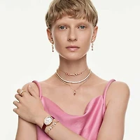 Constella set, Mixed cuts, Multicolored, Gold-tone plated by SWAROVSKI