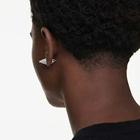 Sublima stud earrings, Spike, White, Ruthenium plated by SWAROVSKI