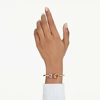 Millenia bangle, Octagon cut, Multicolored, Gold-tone plated by SWAROVSKI