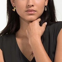Looney Tunes Tweety Hoop Pierced Earrings, Multi-coloured, Gold-tone plated