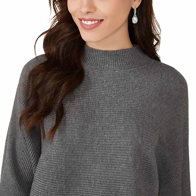 Holding drop earrings, White, Rhodium plated