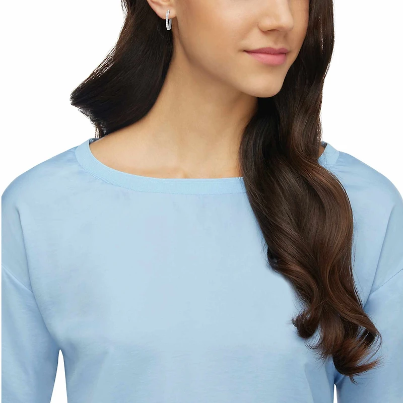 Sommerset hoop earrings, White