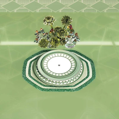 Signum service plate, Porcelain