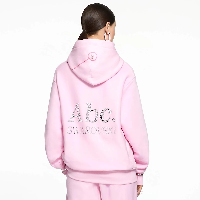 ADVISORY BOARD CRYSTALS, Explanation of the Foregoing Phenomena hoodie, Pink by SWAROVSKI