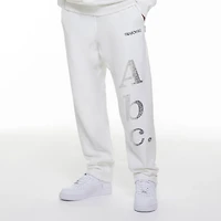 ADVISORY BOARD CRYSTALS, Gray Objects Displaced by Refraction sweatpants, White SWAROVSKI