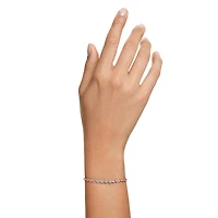 Imber Emily bracelet, Mixed round cuts, Pink, 18K rose gold finish