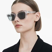 Sunglasses, Square shape, SK6018, White by SWAROVSKI