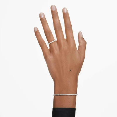 Eternity band ring, Lab-grown diamonds ct tw, Round shape