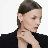 Eternity halo solitaire ring, Lab-grown diamonds ct tw, Round shape