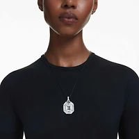 Lucent pendant, Octagon cut, White by SWAROVSKI