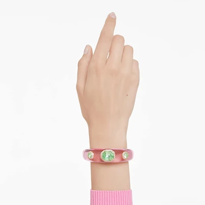 Dulcis cuff, Mixed cuts, Multicolored, 18K gold finish
