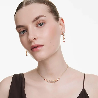 Constella set, Mixed cuts, Multicolored, 18K gold finish