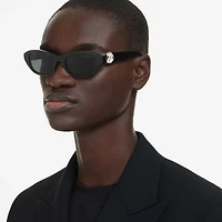 Sunglasses, Pillow shape, Black by SWAROVSKI