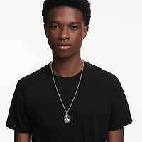 Millenia pendant, Octagon cut, White, Rhodium plated by SWAROVSKI