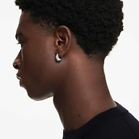 Sublima earrings, White, Rhodium plated by SWAROVSKI