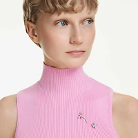 Ariana Grande x Swarovski brooch, Mixed cuts, Dragonfly, Multicoloured, Rhodium plated by SWAROVSKI