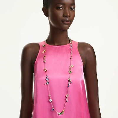 Gema strandage, Mixed cuts, Multicoloured, 18K gold finish