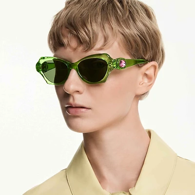 Sunglasses, Pillow shape, SK6050, Green