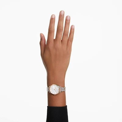 Attract watch, Swiss Made, Metal bracelet, Rose gold tone, Rose gold-tone finish