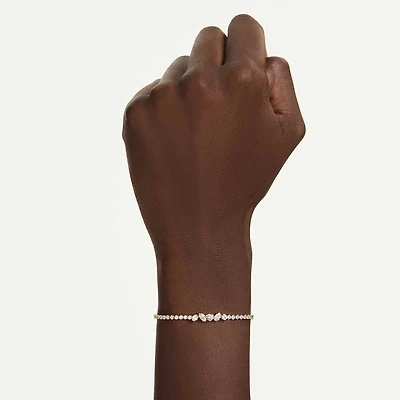 Mesmera bracelet, Mixed cuts, White