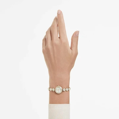 Una Angelic watch, Crystal bracelet, Gold tone
